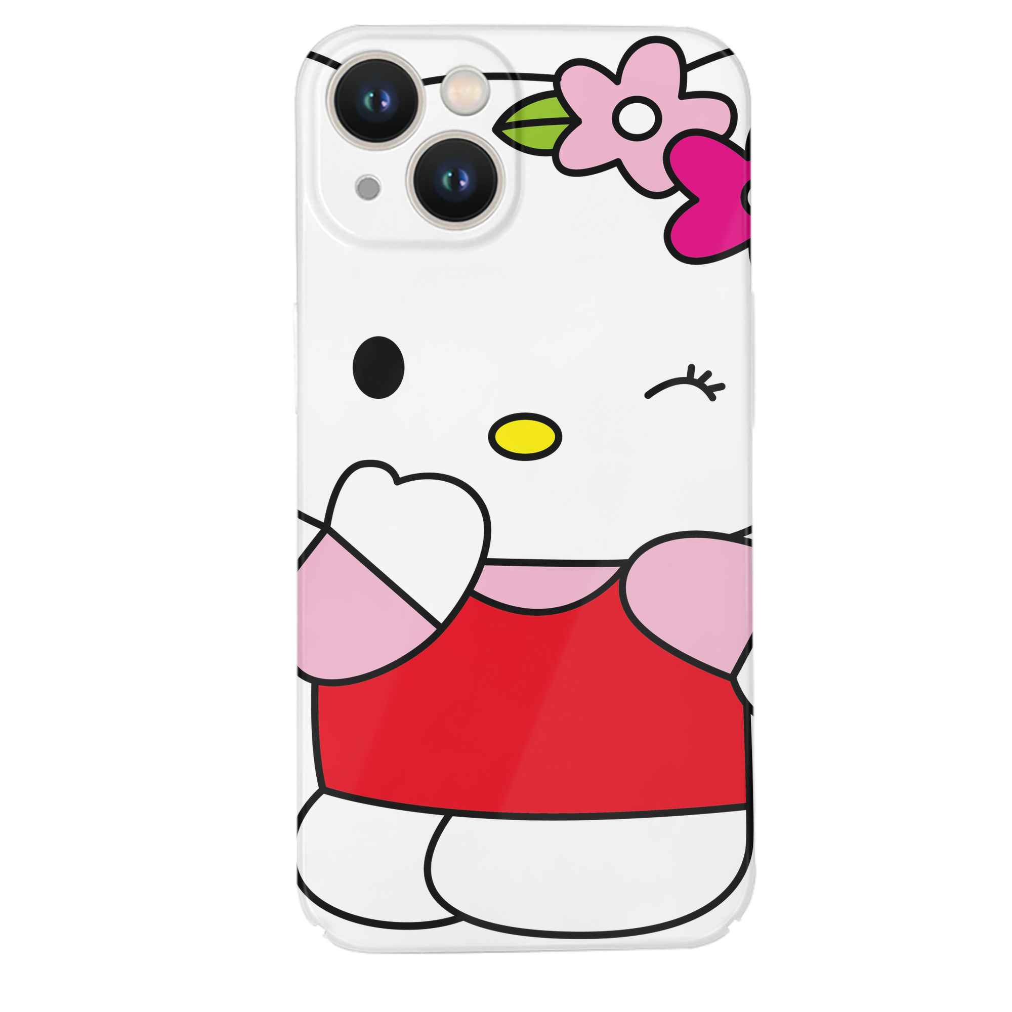 （画像用） Hello Kitty ハローキティ 【iPhone 14シリーズ対応】ハードケース